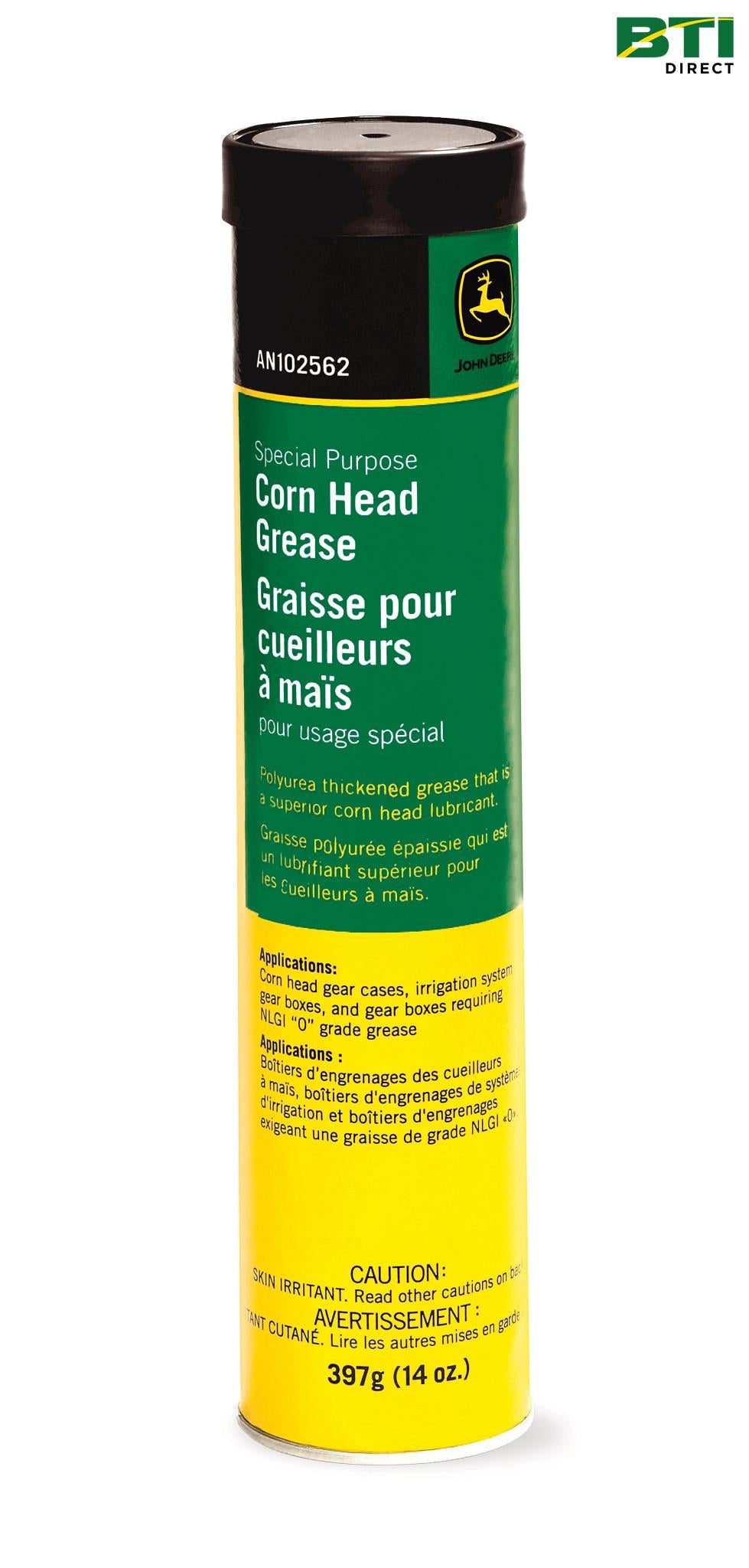 AN102562: Corn Head Grease, 397 gram (14 Oz) Cartridge