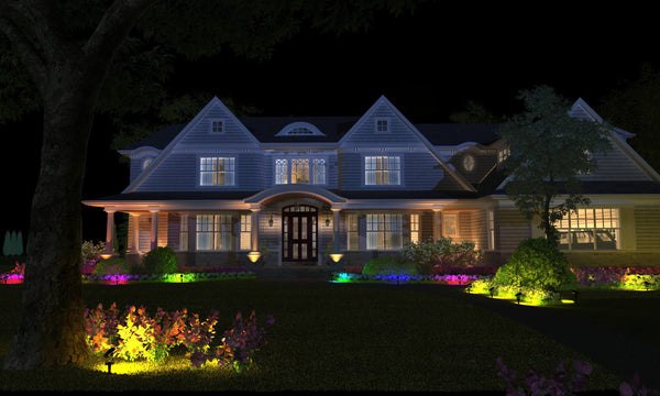 Intelligent Outdoor Lighting Brightens the Courtyard
