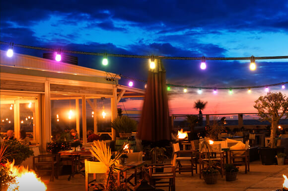 Bluetooth Outdoor Bulb String Lights