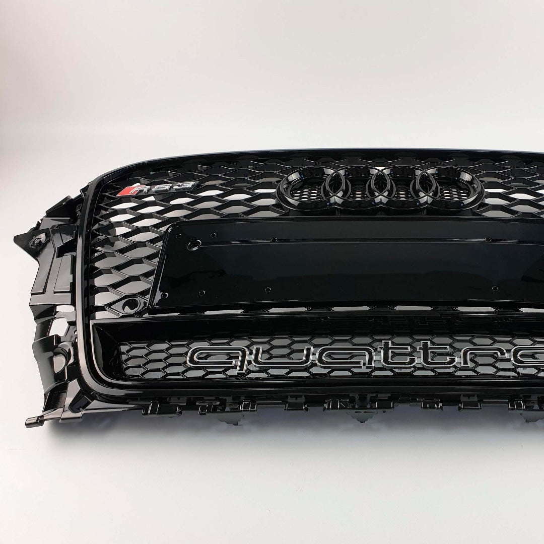 Audi RS3 Black Quattro front bumper Radiator Grille for Audi A3 2012-2015