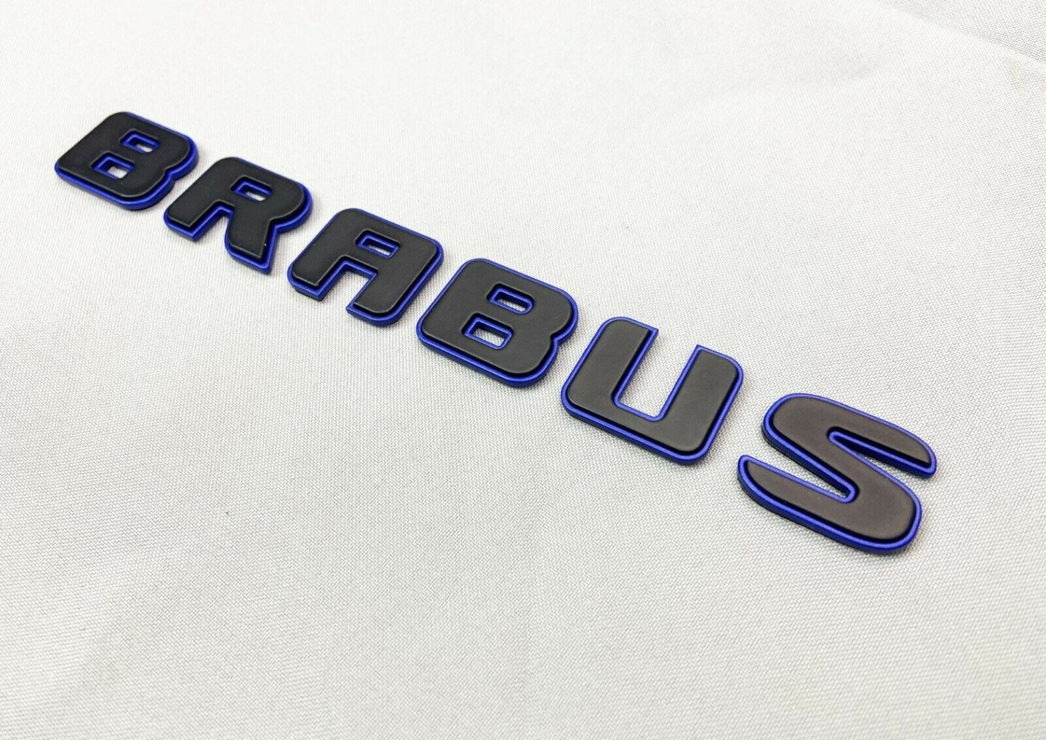 Metal Brabus ROCKET blue black emblems badges set for Mercedes-Benz G-Class W463 W463A