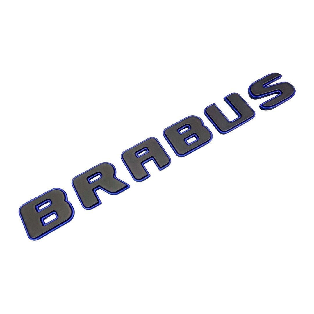 Metal Brabus ROCKET blue black emblems badges set for Mercedes-Benz G-Class W463 W463A