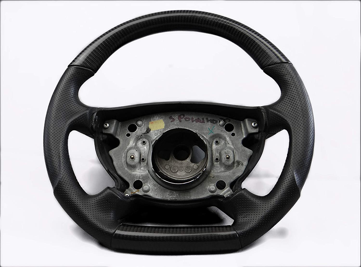 Steering Wheel Carbon Fiber Leather for Mercedes-Benz W211 W463 W219