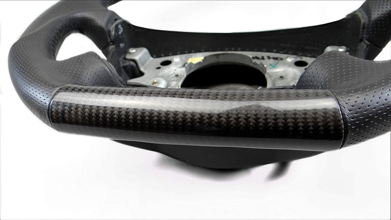 Steering Wheel Carbon Fiber Leather for Mercedes-Benz W211 W463 W219