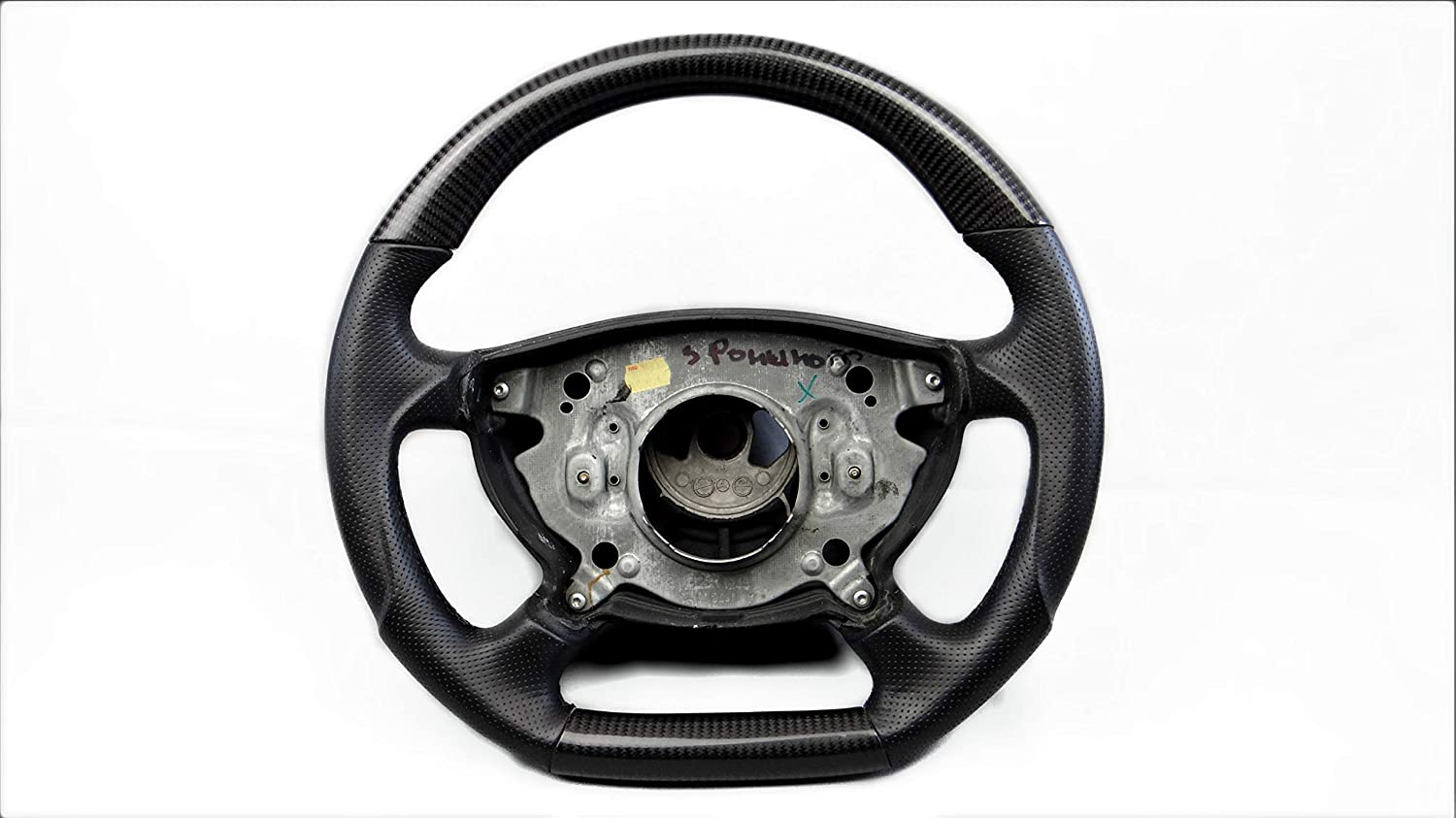 Steering Wheel Carbon Fiber Leather for Mercedes-Benz W211 W463 W219