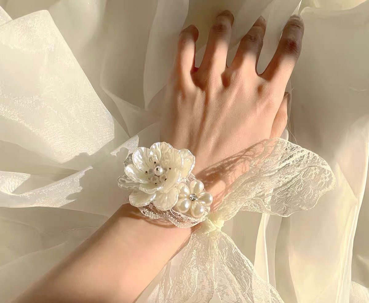 Lace Floral Bracelet For Wedding, Bridemaids