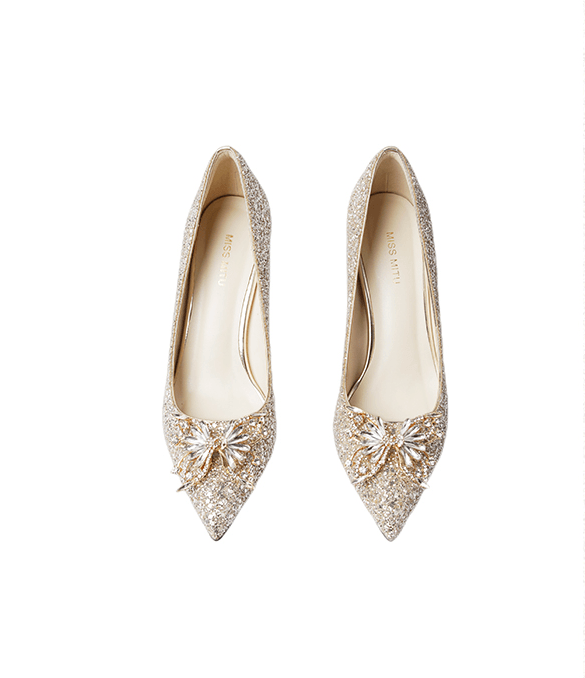 Radiant Bridal Bling Pumps - Bridal Heels