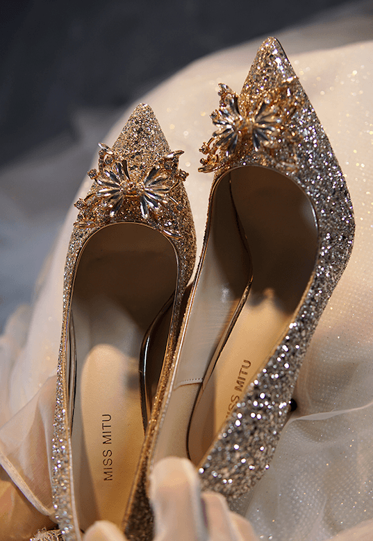 Radiant Bridal Bling Pumps - Bridal Heels