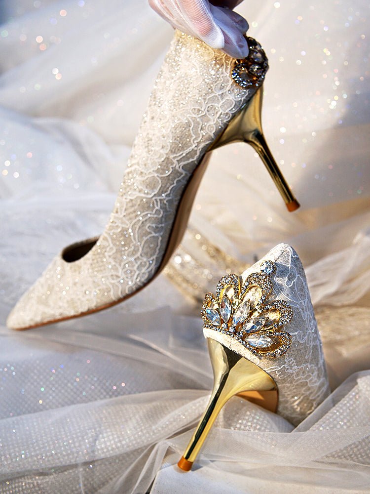 Royal Bridal Heels