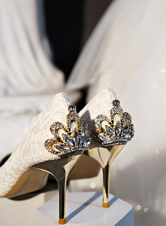 Royal Bridal Heels