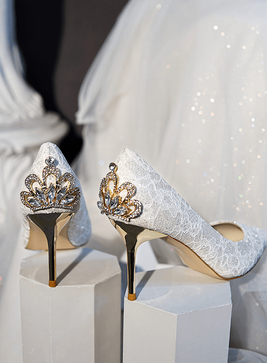 Royal Bridal Heels