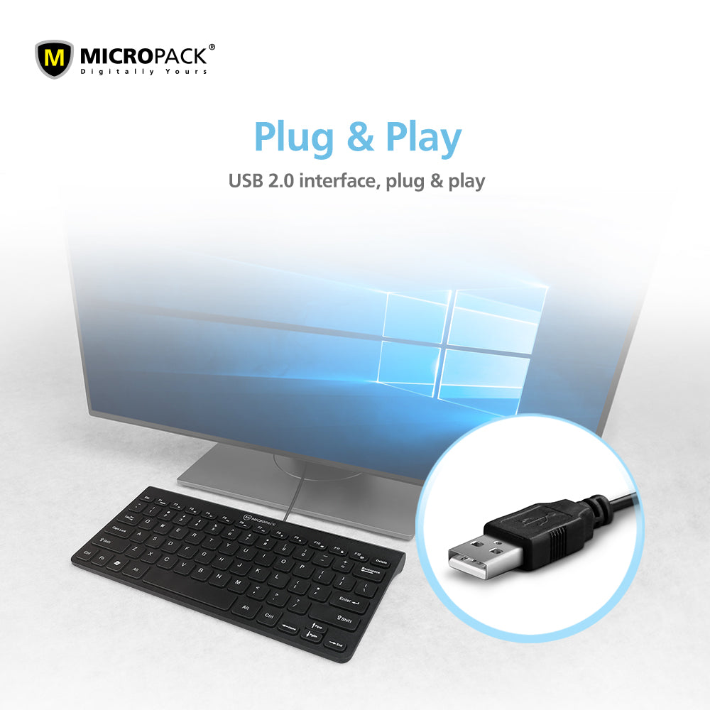 Wholesale Compact Wired Keyboard K2208STL