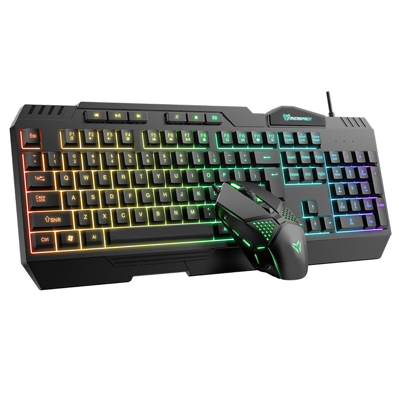 Wired Backlit Gaming Keyboard and Mouse Combo GC-30