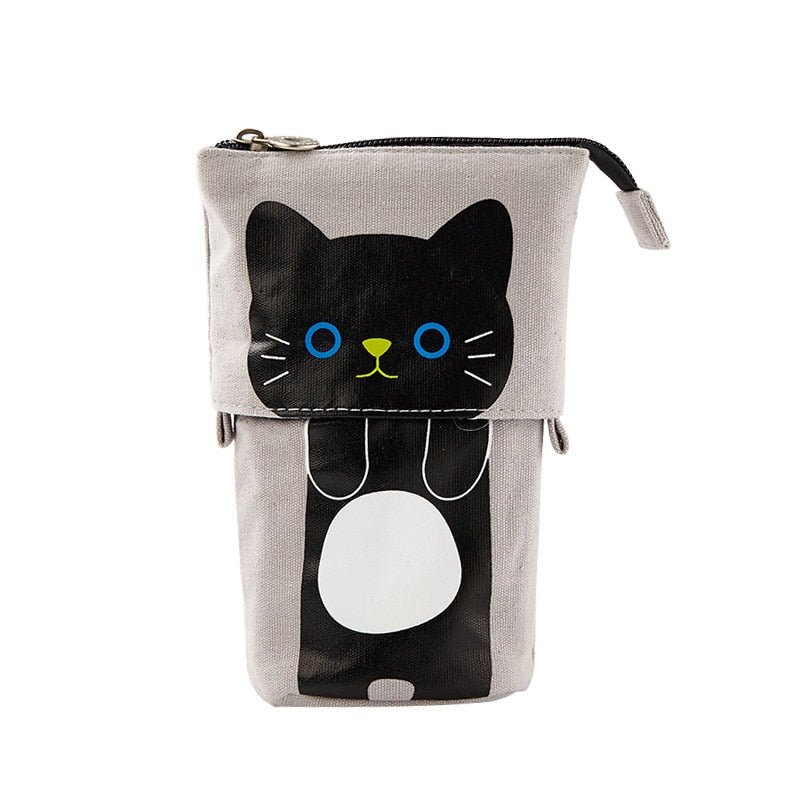 Adorable Cat Themed Slide Down Pencil Case