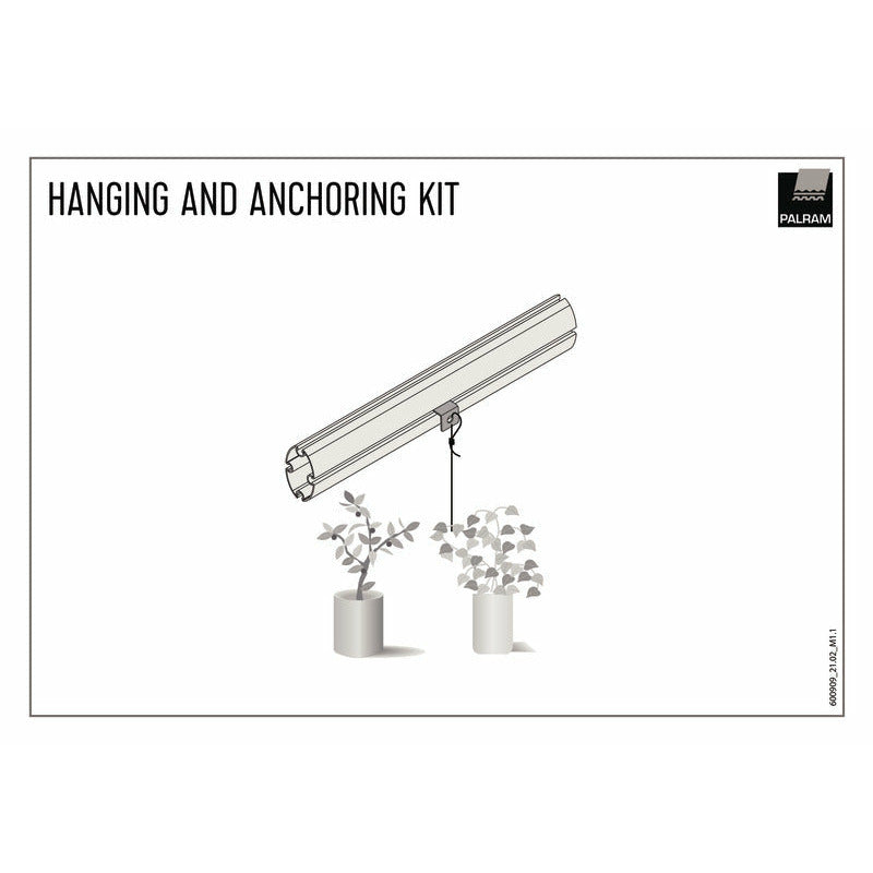 Palram - Canopia Hanging & Anchoring Kit for Prestige, Grand/Hobby Gardener and EcoGrow Greenhouses