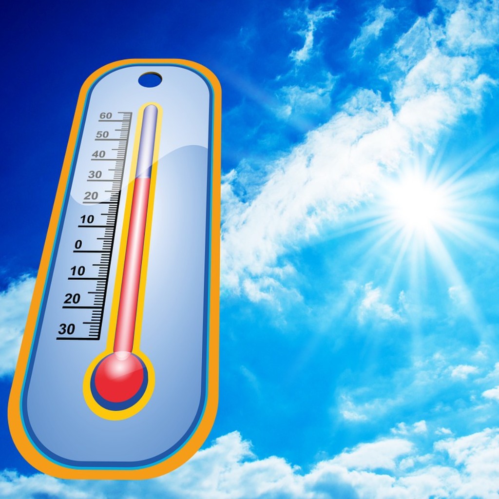 hot summer temperature