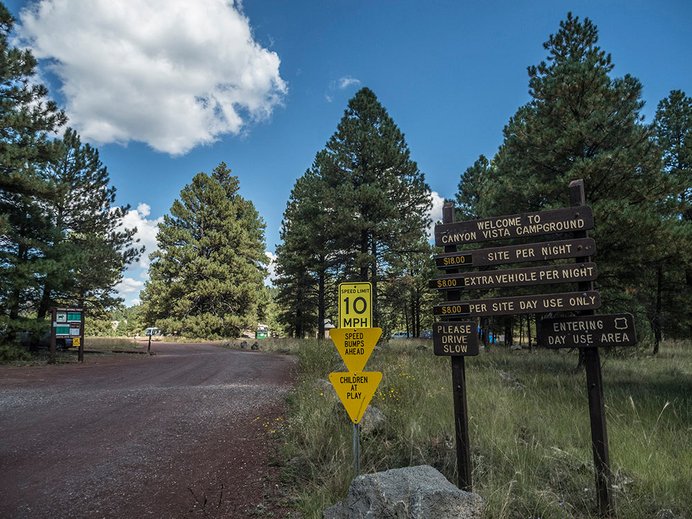 Best campsite Canyon Vista Campground to camp with acevolt portable power station