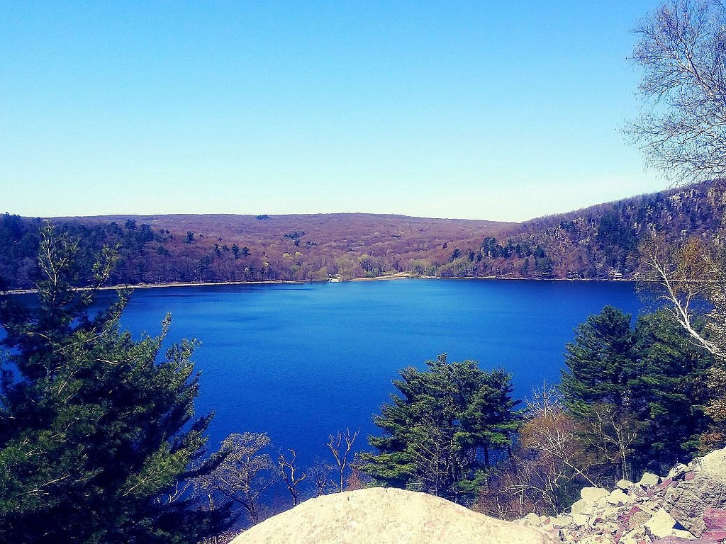 camping in Devil's Lake State Park 