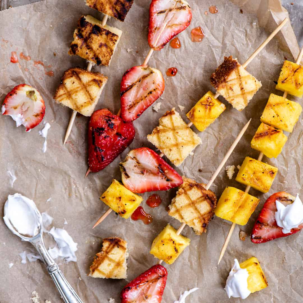 Grilled Shortcake Skewers