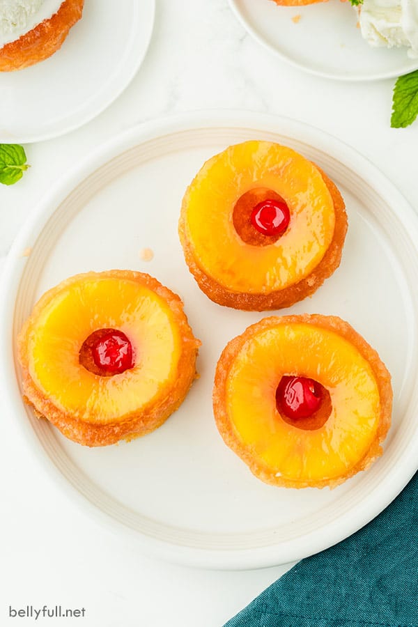 Pineapple Upside Down Cake Foil Packets
