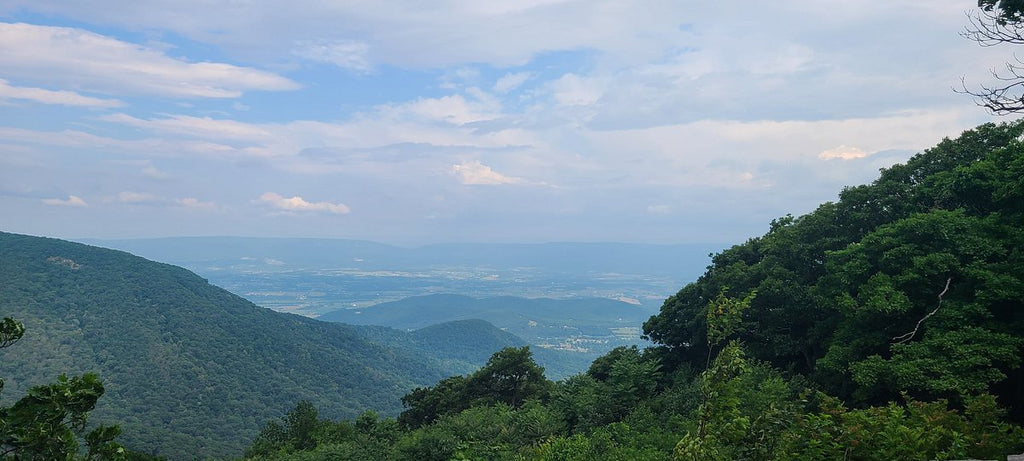 Camping in Shenandoah National Park with portable power station