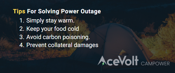 Tips For Solving Power Outage - AceVolt Campower