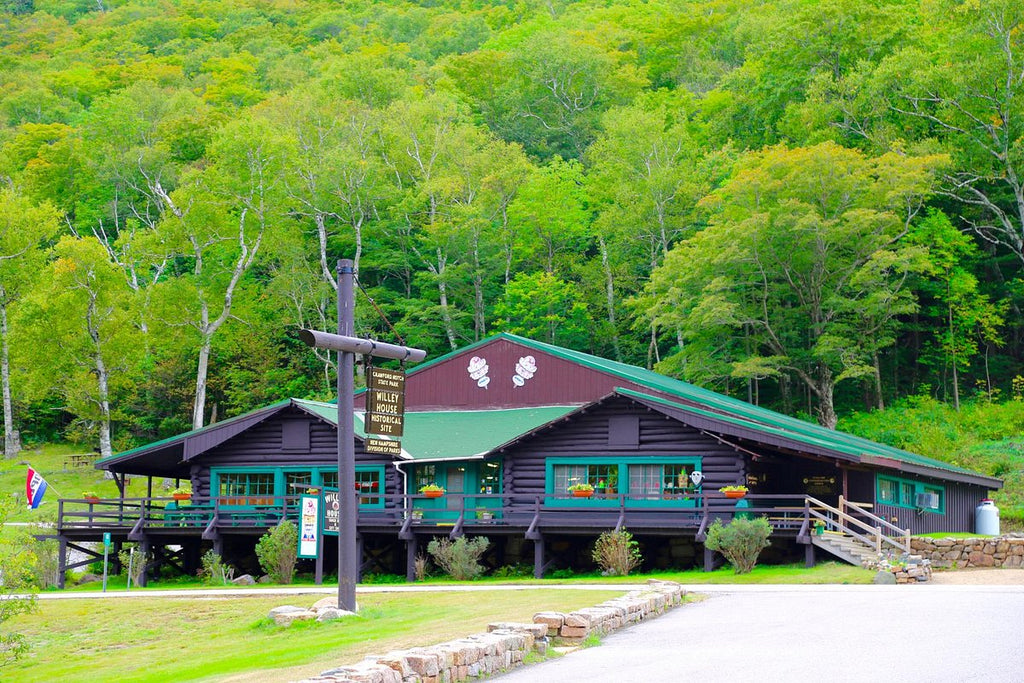 Camping in White Mountain National Forest with portable power station