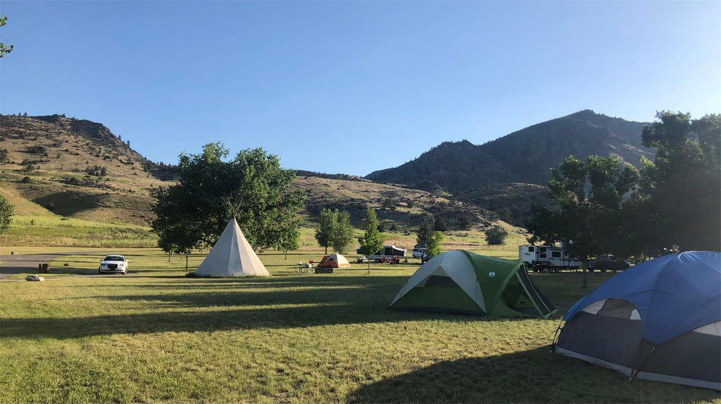camping in Lewis and Clark Caverns Campground