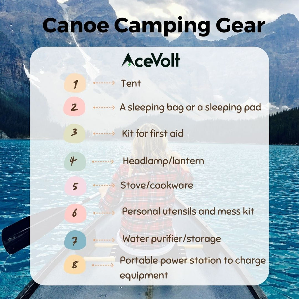 canoe camping gear checklist