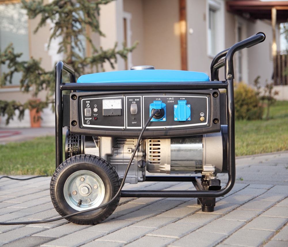 Gas portable generator for camping to get electricity