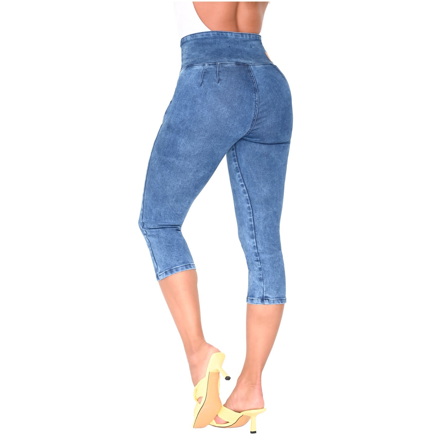 Skinny Butt Shaper Blue Jeans