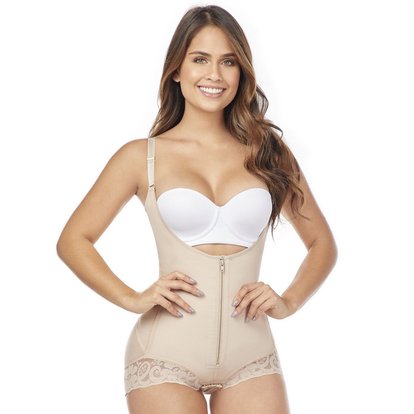 Shaping Bodysuit Zipper Shaper Fajas