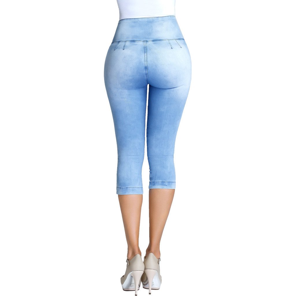 Skinny Butt Shaper Blue Jeans