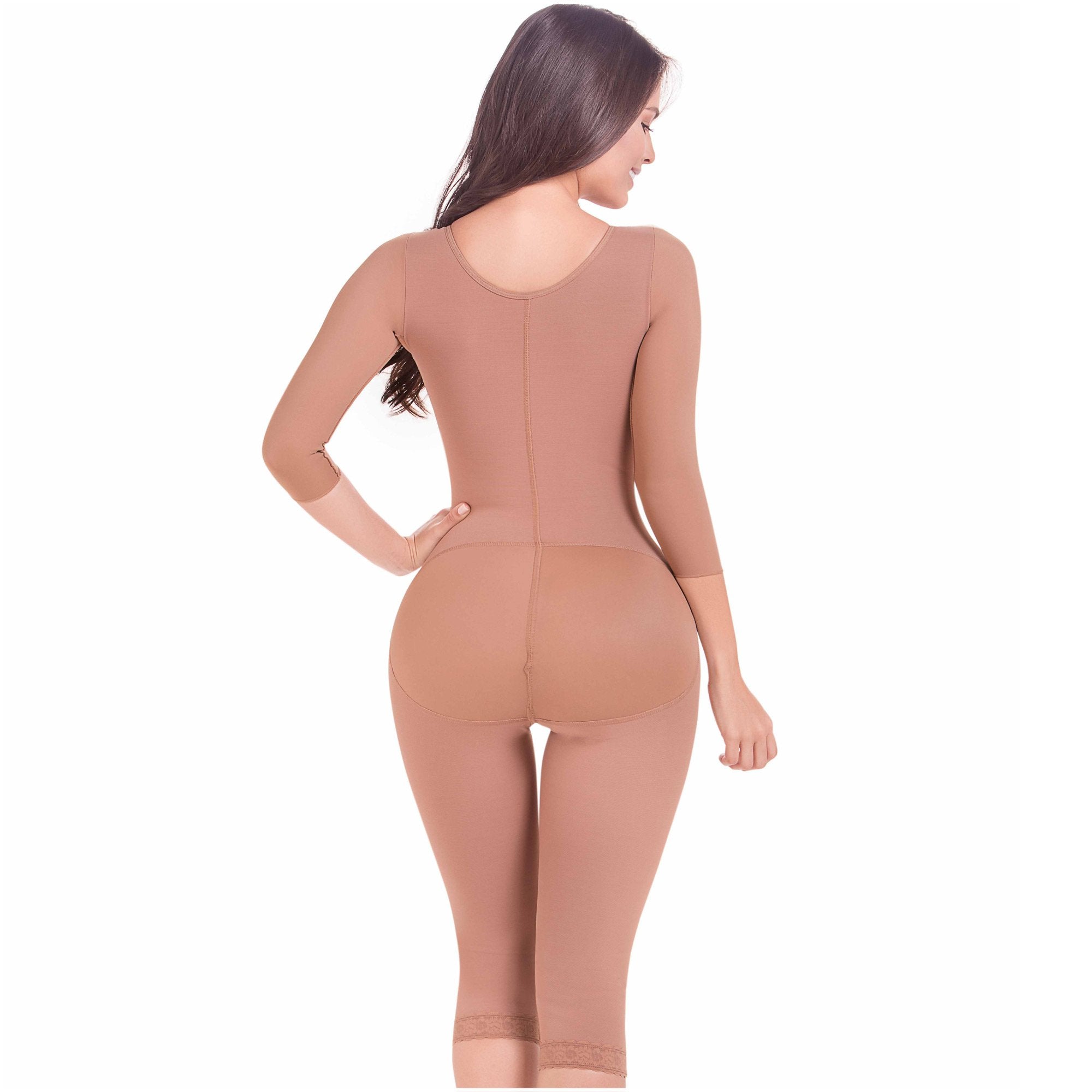 Full Body Shapewear Fajas With Sleeves