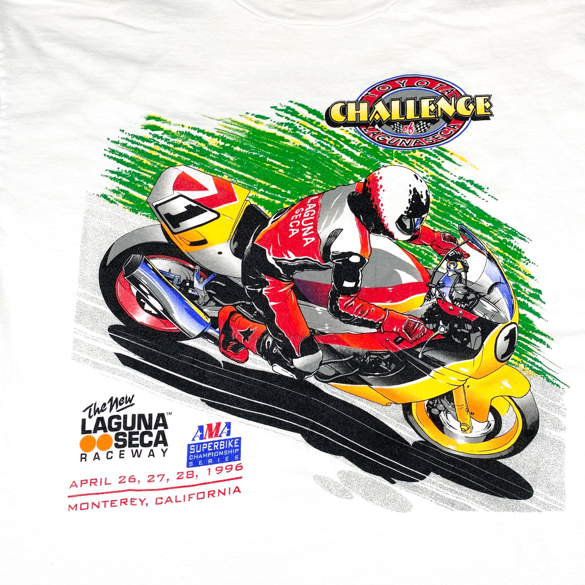 Vintage 1996 Toyota Challenge of Laguna Seca T-Shirt