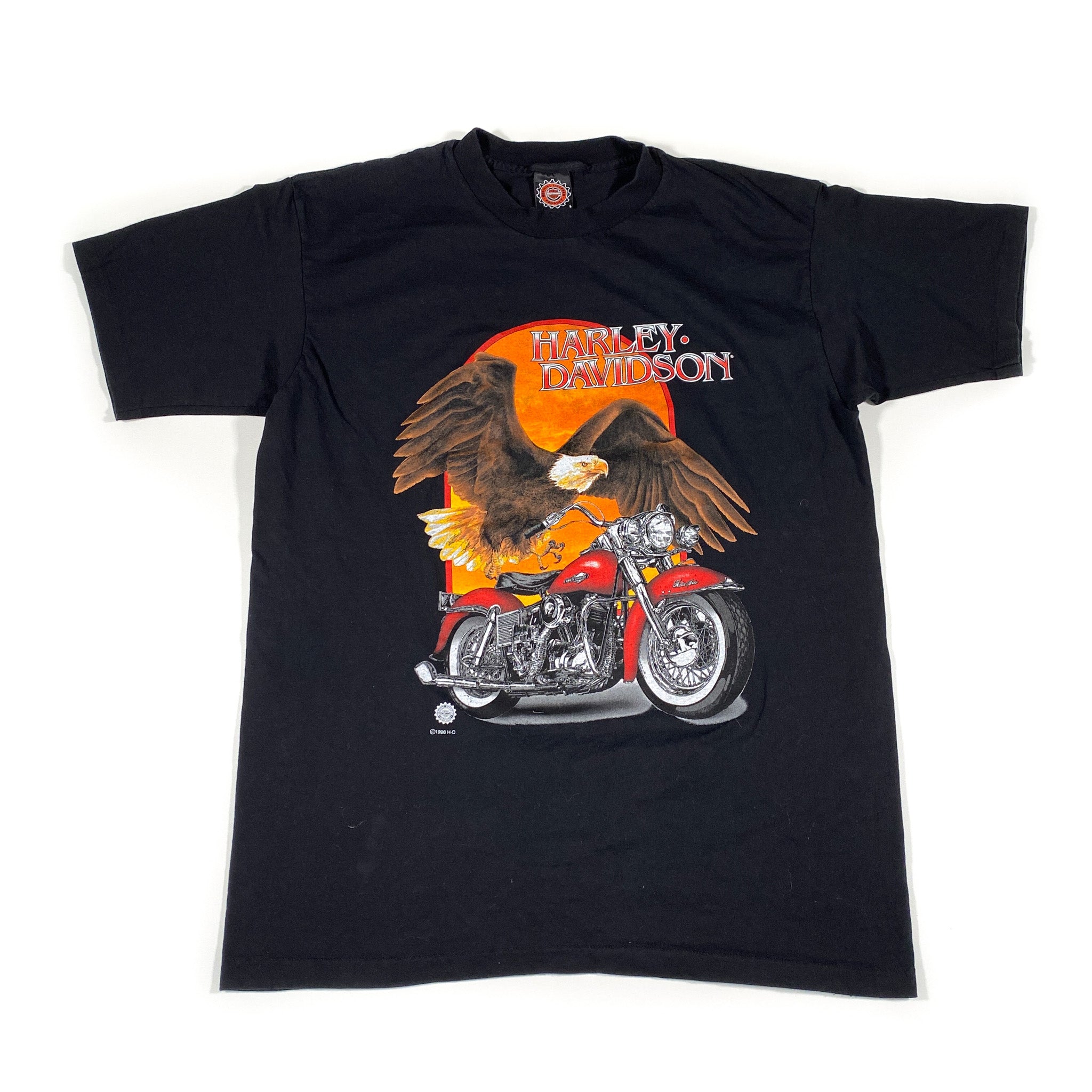 Vintage 1996 Harley Davidson Eagle Motorcycle T-Shirt