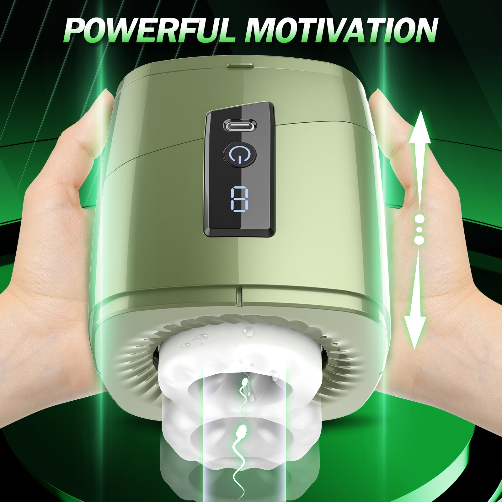 Aierle Masturbation cup Erectile Stem Powerful thrusting and Rotating for man4