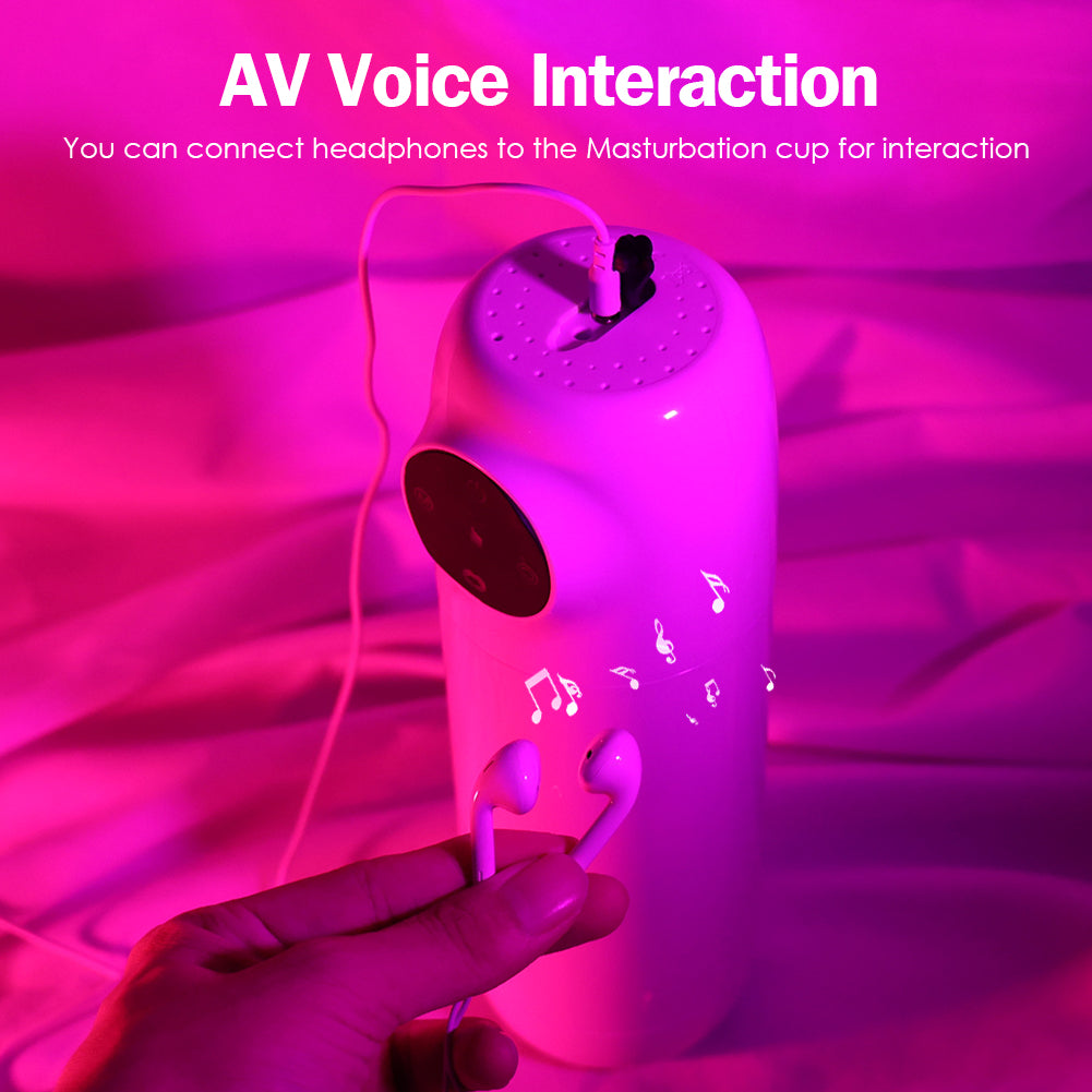 Aierle Shower masturbation suck penis in mouth stimulates the penis and glans voice heating cup11