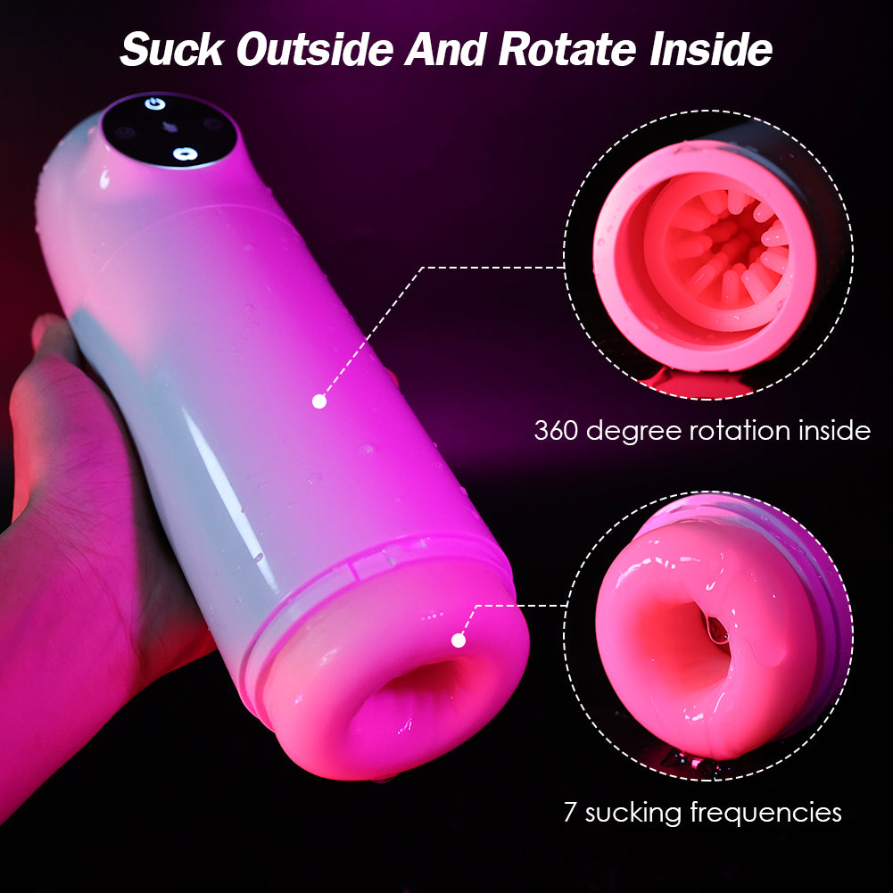Aierle Shower masturbation suck penis in mouth stimulates the penis and glans voice heating cup6