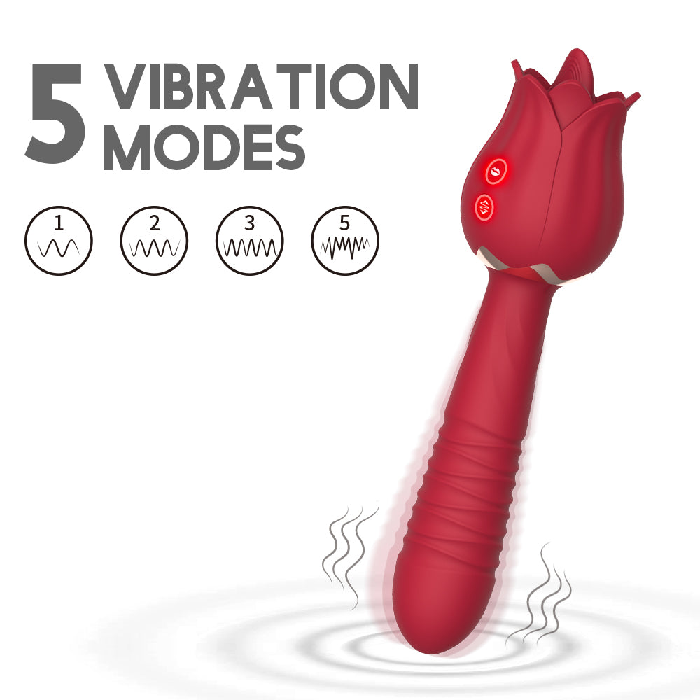 HGOD III Tongue licking telescopic vibrator G point sex massager (1)