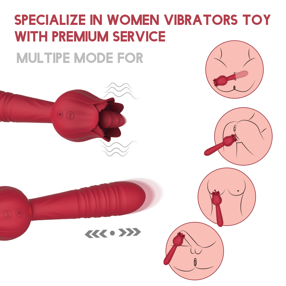 HGOD III Tongue licking telescopic vibrator G point sex massager (5)