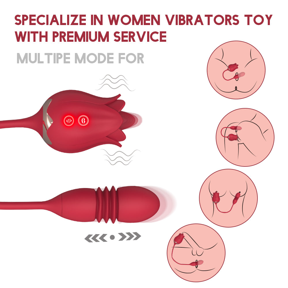 HGOD II Tongue licking stimulates point c vibration stimulates G point vibrator (6)