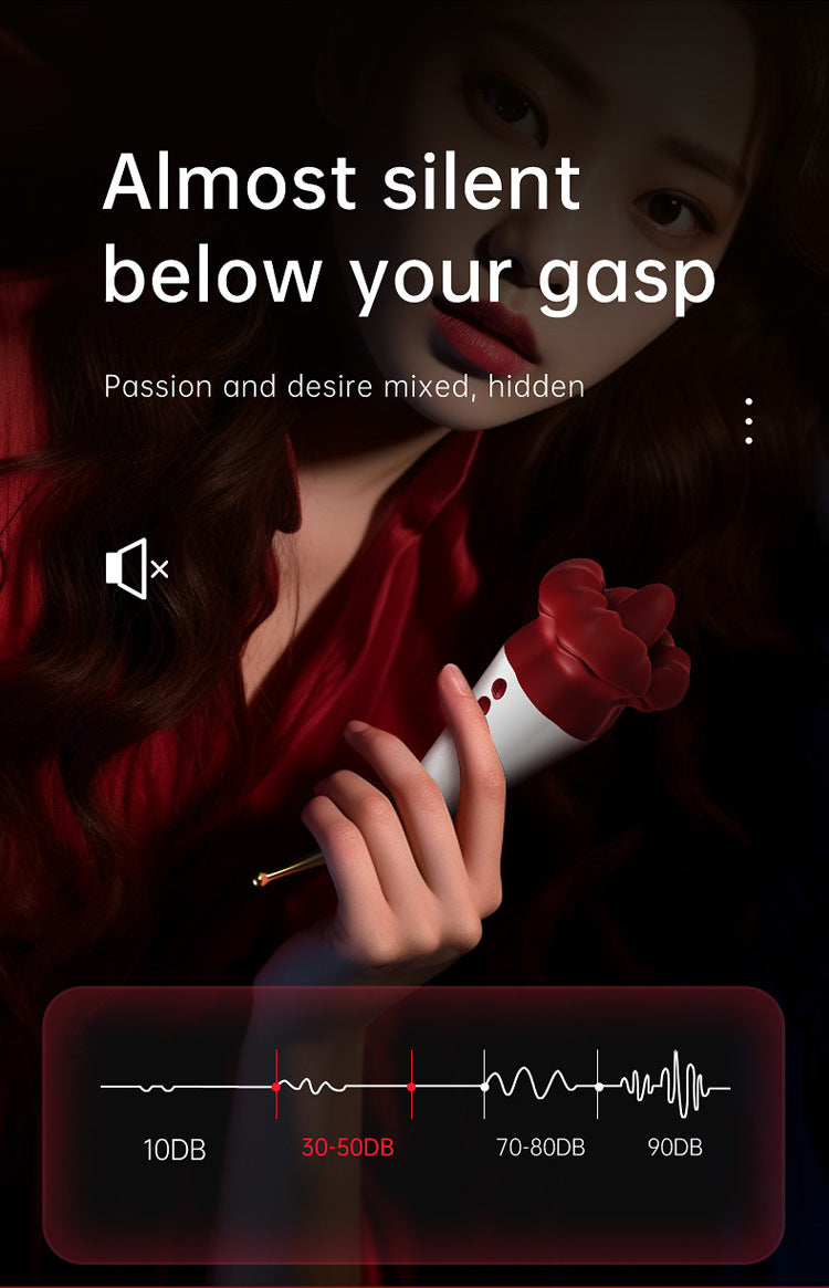 Kiss from a Rose Pro Red Lips 2 generation vibrate tongue lick sway female sex toy