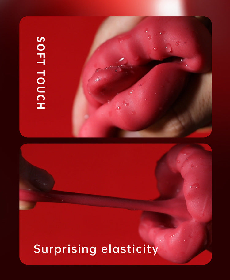 Kiss from a Rose Pro Red Lips 2 generation vibrate tongue lick sway female sex toy13