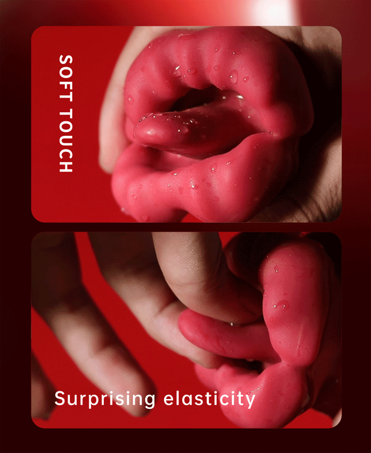 Kiss from a Rose Pro Red Lips 2 generation vibrate tongue lick sway female sex toy27