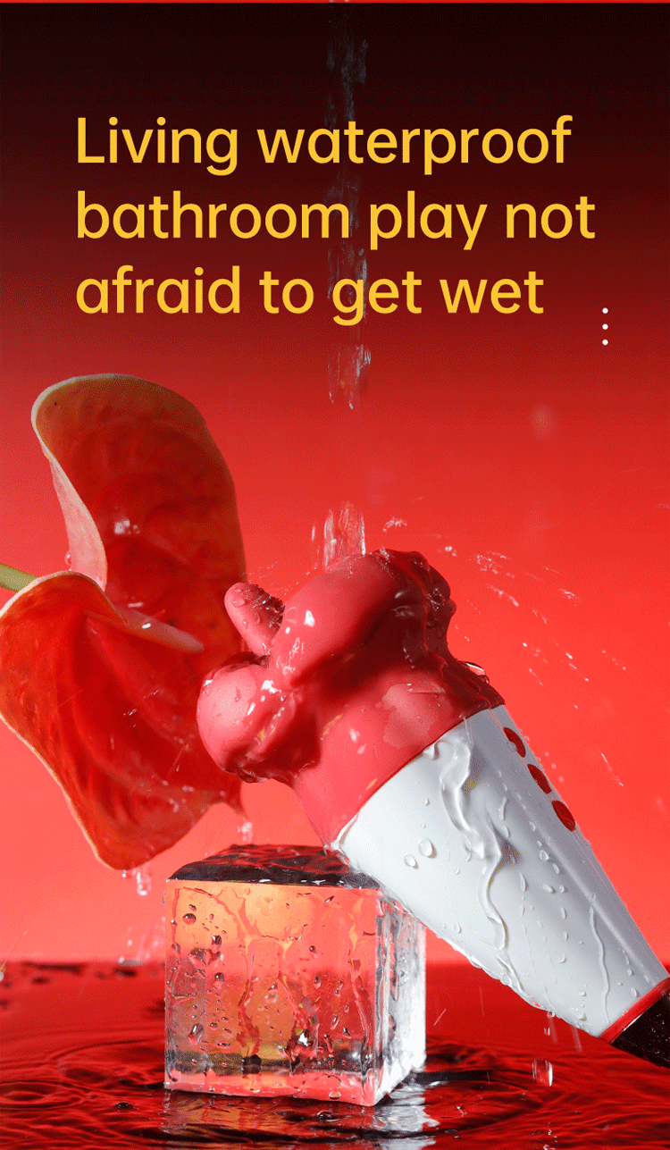 Kiss from a Rose Pro Red Lips 2 generation vibrate tongue lick sway female sex toy28