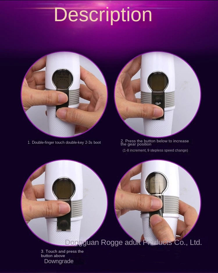 LUOGE Speeds vagina vibrator Masturbator G-Spot Magic Wand-12