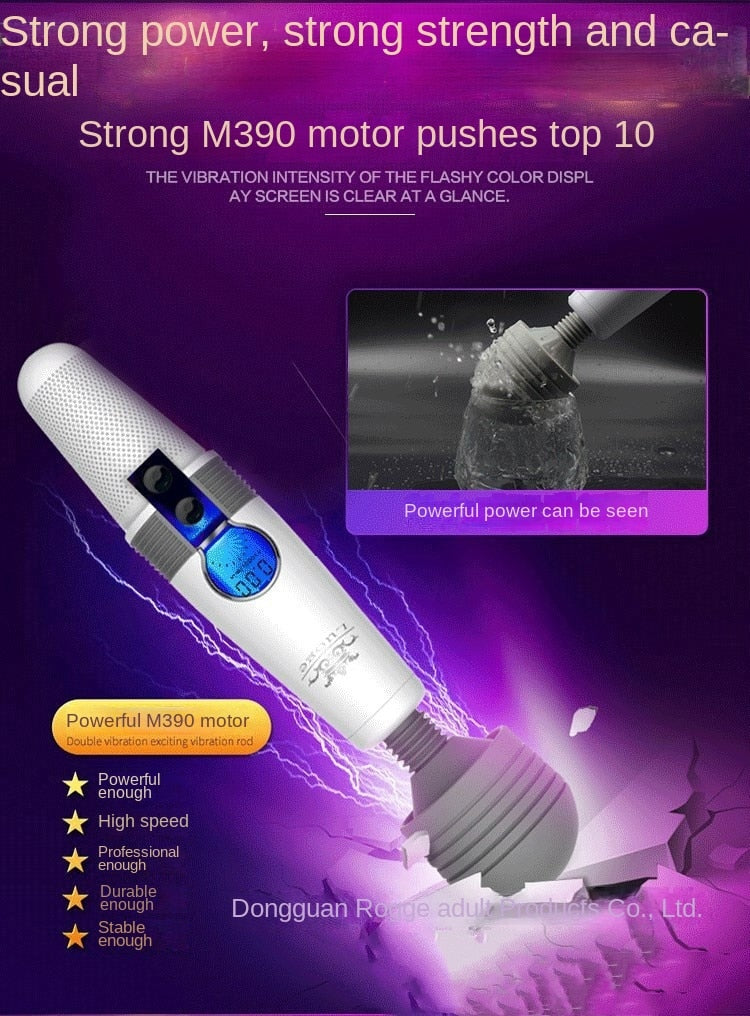 LUOGE Speeds vagina vibrator Masturbator G-Spot Magic Wand-3