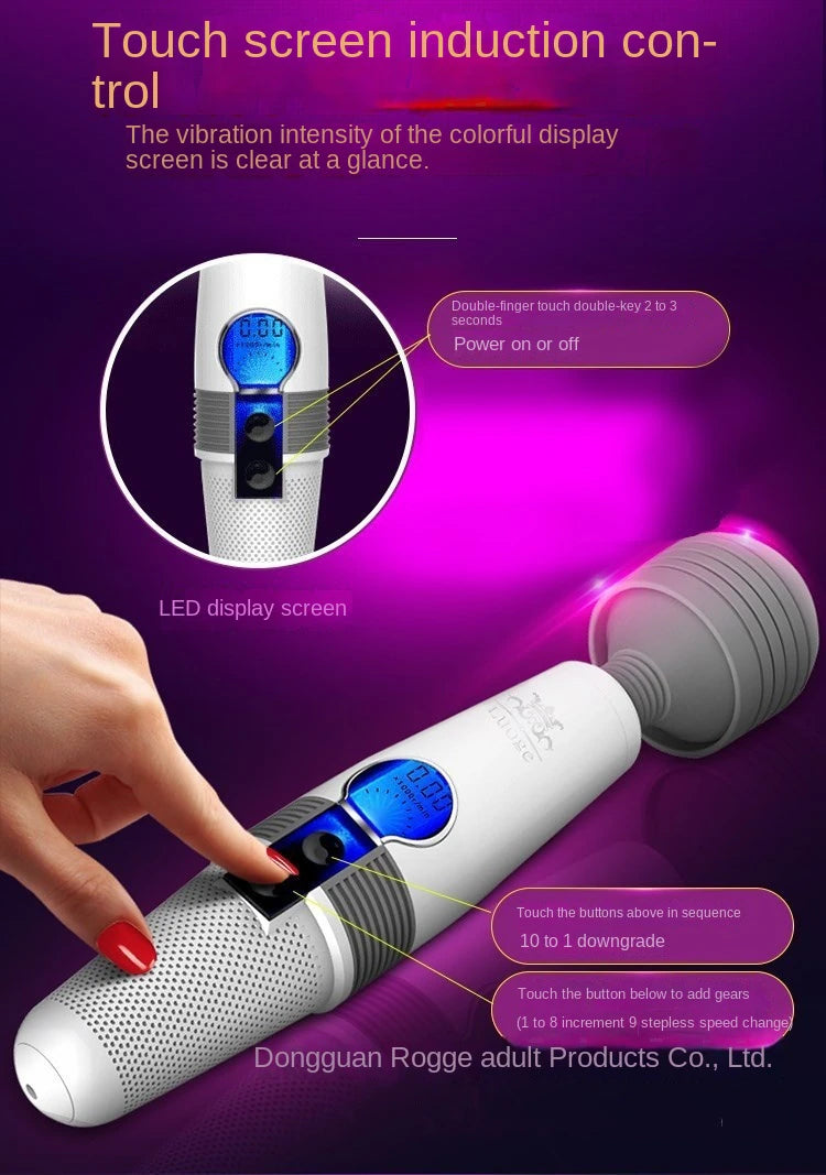 LUOGE Speeds vagina vibrator Masturbator G-Spot Magic Wand-5