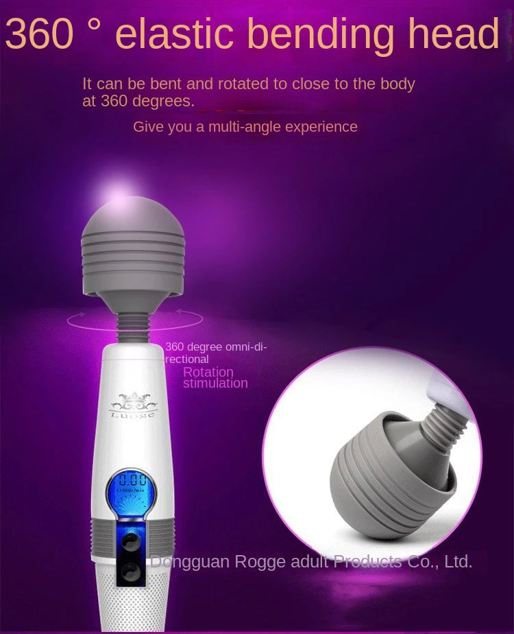 LUOGE Speeds vagina vibrator Masturbator G-Spot Magic Wand-7